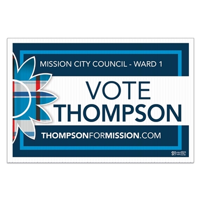 Show details for Custom Yard Sign - 12" x 18"