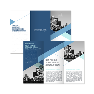 Show details for Tri-Fold Brochure - 3-1/2" x  8-1/2" Folded