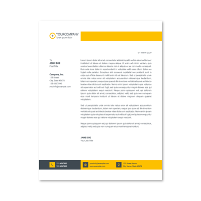 Show details for Letterhead