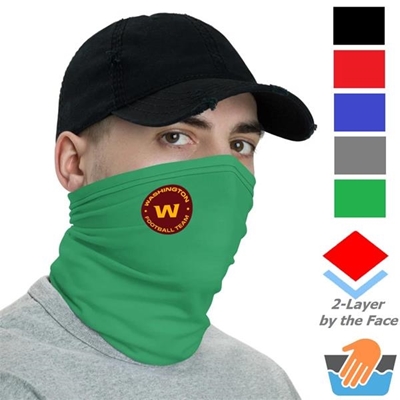 Show details for Polyester Neck Gaiter with Custom Logo Safety Face Bandana
